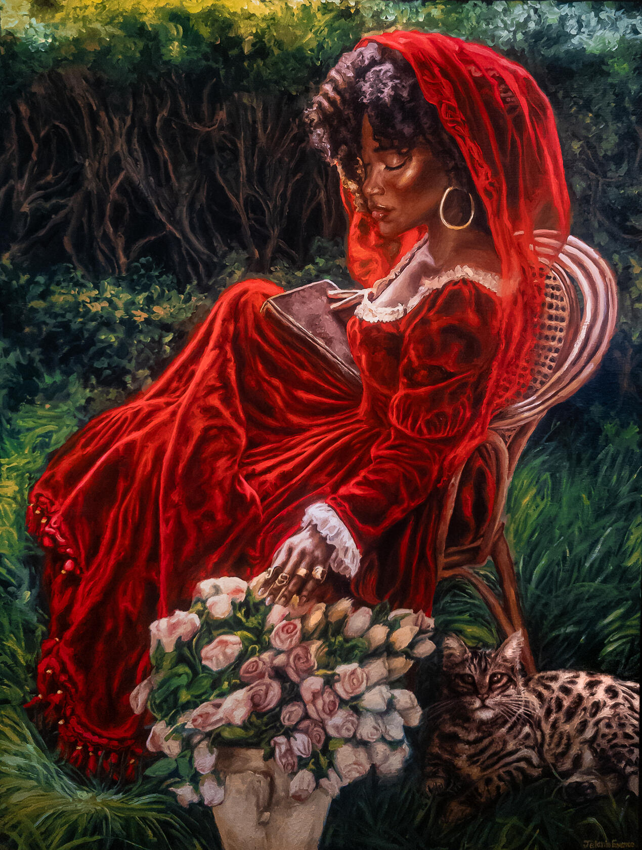 Afternoon in Her Garden